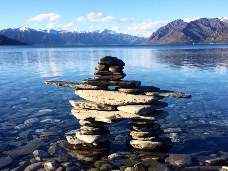 Lakefront Fantail Cottage Lake Hawea, Wanaka Luaran gambar